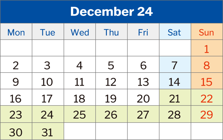 12 December